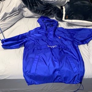 Blue LHYC wind breaker(Tri Mountain) Size small. Willing to negotiate.